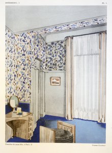 Quarto de moça II, em Paris, ilustração de 