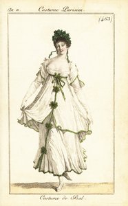 Mulher a dançar num baile, Paris