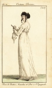 Mulher de vestido com dardos espanhóis, Paris