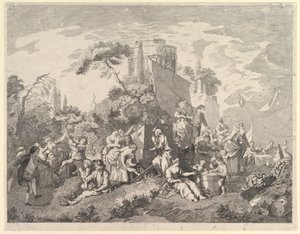 Feira do Campo, 1762. de Pierre Charles Levesque