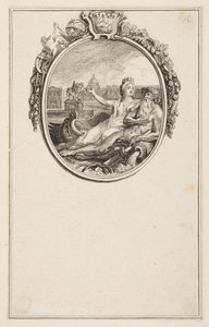 Inauguração da estátua equestre de Luís XV, 1766. de Pierre Chenu