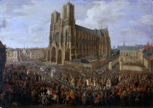 Cavalgada de Luís XV após sua coroação, 26 de outubro de 1722