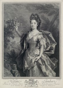 Helene de Motteville de Pierre Drevet