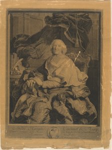André Hércules, Cardeal de Fleury de Pierre Drevet, after Hyacinthe Rigaud