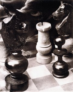 Depois de um jogo de xadrez, c. 1930 (impressão a óleo) de Pierre Dubreuil