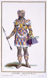Uma mulher de Honduras, 1780