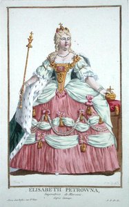 Elizabeth Petrovna (1709-62) Imperatriz da Rússia (1741-62) de 