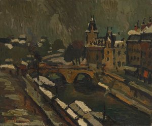 Paris no Inverno de Pierre Dumont