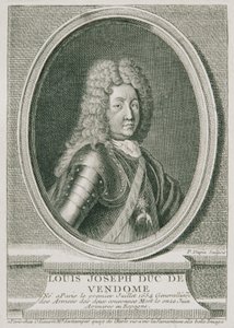 O General francês Louis Joseph Duc de Vendôme de Pierre Dupin