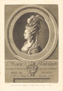 Maria Antonieta de Pierre Dupin II after Carle Van Loo