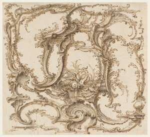 Desenho, Composição de Ornamentos, ca. 1745