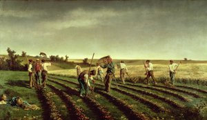 Colheita de Sainfoin em Chambaudouin, 1882