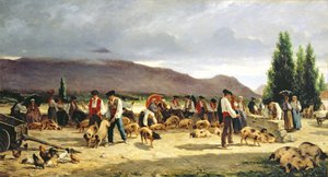 O mercado do porco, 1875