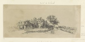Landschap met een kanaal en palissade
Colecção de oitenta e cinco estampas originais (título da série) de Pierre François Basan (workshop of)