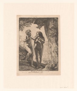 Adão e Eva de Pierre François Basan