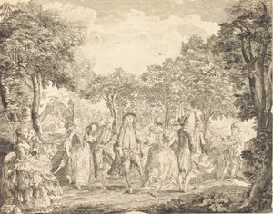 Balé na Ópera, 1761. de Pierre François Basan