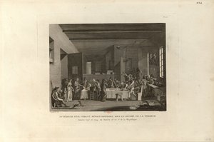 Dentro de um Comitê Revolucionário durante o Reinado do Terror, 1802.