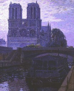 Notre Dame, Paris (óleo sobre tela) de Pierre Gaston Rigaud