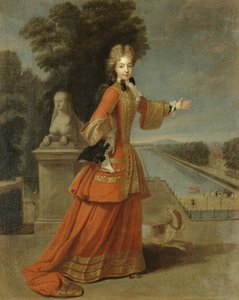 Retrato de Maria Adelaide de Saboia, duquesa de Borgonha de Pierre Gobert