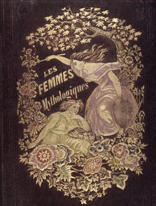 Mulheres mitológicas - Couv. de "Muses et Fées", desenho de G. Staal, de Mery e do Cte Foelix de Pierre Gustave Eugene Staal
