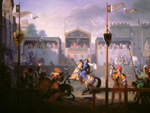 Cena de um torneio no século XIV, 1812 (para detalhes ver 89703)