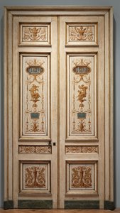 Portas de duas folhas, década de 1790