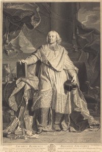 Jacques-Benigne Bossuet de Pierre Imbert Drevet after Hyacinthe Rigaud
