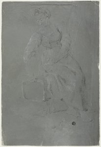 Mulher sentada de Pierre Jacques Volaire