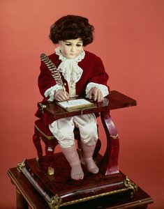 O Escriba, um autómato de Pierre Jaquet-Droz (1721-90) de Pierre Jaquet Droz