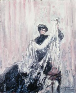 Mulher de Preto, c.1900 (óleo sobre tela)