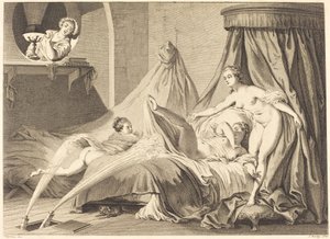 O sistema hidráulico de Pierre Laurent Auvray after Jean Honoré Fragonard