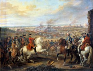 A batalha de Fontenoy em 05/11/1745