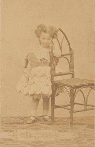 Cadeira rústica, década de 1860. de Pierre Louis Pierson