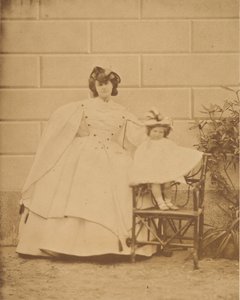A mãe e o noivo, década de 1860. de Pierre Louis Pierson
