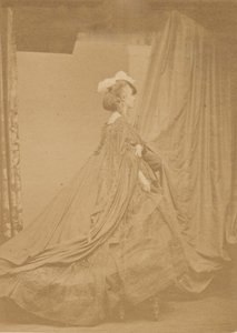 O outro chapéu emplumado, década de 1860. de Pierre Louis Pierson