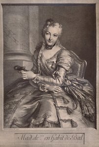 Madame de Pompadour, amante do rei Luís XV da França, século 18 1894 de Pierre Louis de Surugue