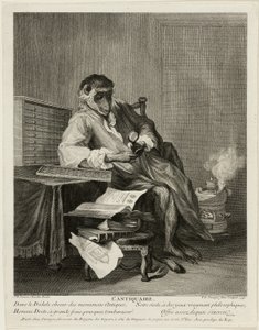 O macaco antiquário de Pierre Louis de Surugue
