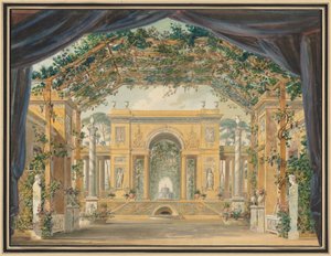 Decoração executada para o aniversário de Sua Majestade o Rei da Vestfália, 1811.
