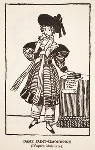 Lady Saint Simonian de Pierre Maleuvre