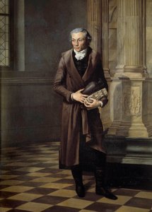 Retrato de Alexandre Lenoir (1761-1839) curador do musee des monuments français Pintura de Pierre M. Delafontaine (1774-1860) 1802 Sol. 2,20 x 1,61 m - Retrato de Alexandre Lenoir (1761-1839), curador do museu dos monumentos franceses. Pintura