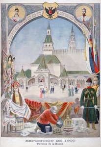 O pavilhão russo na Exposição Universal de 1900, Paris, 1900