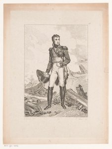 Retrato de Jean Lannes, Duque de Montebello Coleção de retratos históricos do Barão Gérard (título da série) Coleção de Retratos Históricos do Sr. le Baron Gerard (título da série) de Pierre Michel Adam