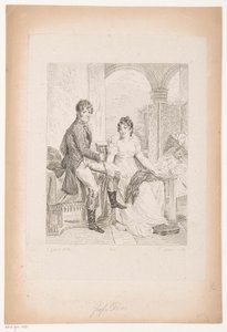 Retrato de Moritz von Fries e da sua esposa
Colecção de retratos históricos do Barão Gérard (título da série)
Collection des Portraits historiques de Mr. le Baron Gérard (título da série) de Pierre Michel Adam