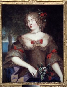 Madame de Sevigne: retrato de Françoise Marguerite de Sevigne, Condessa de Grignan (1648-1705), filha de Marie de Rabutin-Chantal, Marquesa de Sevigne (1626-1696). Pintura de Pierre Mignard (1612-1695) de Pierre Mignard