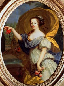 Retrato da duquesa de la Valliere como Flora, século XVII. de Pierre Mignard