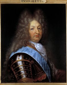 Retrato do Grande Golfinho (1661-1711), filho de Luís XIV Pintura de Pierre Mignard (1612-1695) Sol do século XVII. 0,60 X 0,73 m Troyes. Museu de Belas Artes de Pierre Mignard