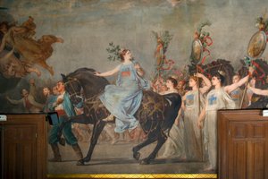 Fresco "O Triunfo da Repúblika"
