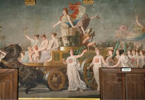 Fresco "O Triunfo da Repúblika"