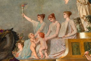 Fresco "O Triunfo da Repúblika"