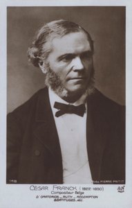 Cesar Franck, compositor e pianista belga (foto a p/b) de Pierre Petit